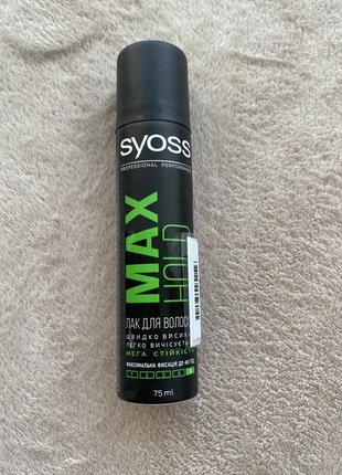 Лак для волосся syoss max hold1 фото