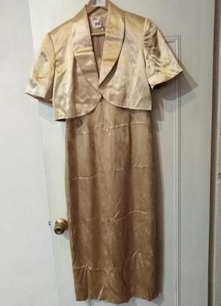 Золотистой платье 4