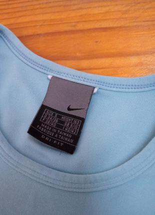 Блакитний лонгслів nike/ лонгслів мікрофібра dri fit nike4 фото