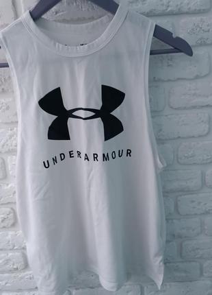 Майка under armour women's sportstyle graphic muscle sl tank top р.s-m4 фото