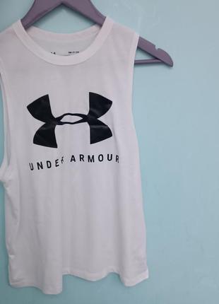 Майка under armour women's sportstyle graphic muscle sl tank top р.s-m6 фото