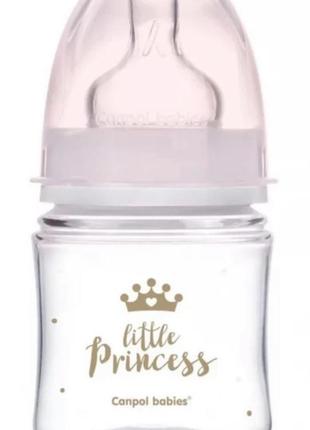 Бутылочка canpol babies easy start royal baby с широким горлом антиколиковая 120 мл3 фото