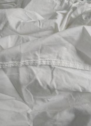 Белая простынь на резинке dunelt 190 на 1353 фото