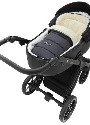 Зимовий конверт babyroom wool n-20 graphite графіт6 фото