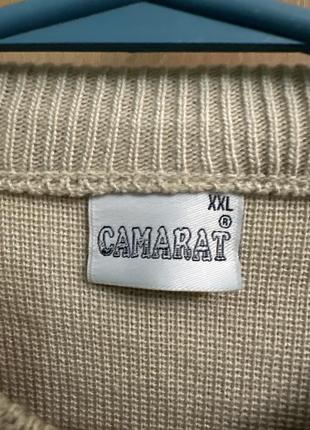 Мужской большой новый джемпер свитер