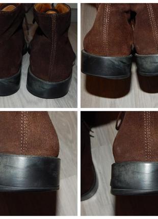 Ботинки из замши на шнуровке tods8 фото