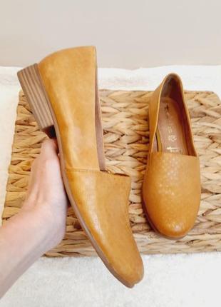 Туфли лоферы из натуральной кожи Tamaris 39,5-4010 фото