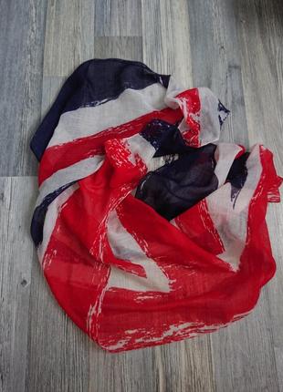 Шарф расцветка британский флаг косынка палатин8 фото