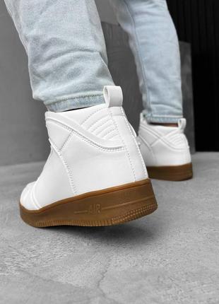 Зимние кроссовки white/camel7 фото