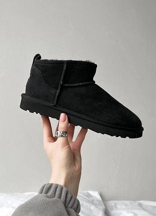 Угги. ultra mini black premium угги