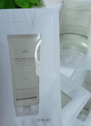 Маска-пилинг для кожи головы с чайным деревом lador tea tree scalp clinic hair pack1 фото