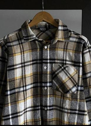 Boohoo man flannel shirt (сорочка)3 фото