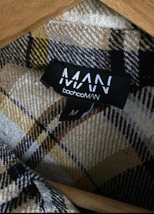Boohoo man flannel shirt (сорочка)9 фото
