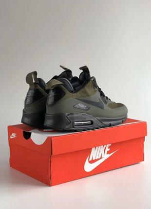 👟 кроссовки nike air max mid winter 90 termo green / наложка bs👟2 фото