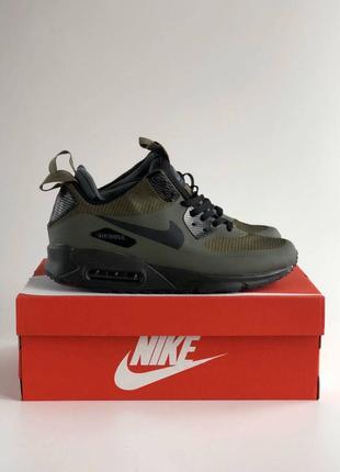 👟 кроссовки nike air max mid winter 90 termo green / наложка bs👟1 фото