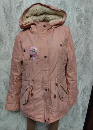 Женская зимняя парка, очень теплая.