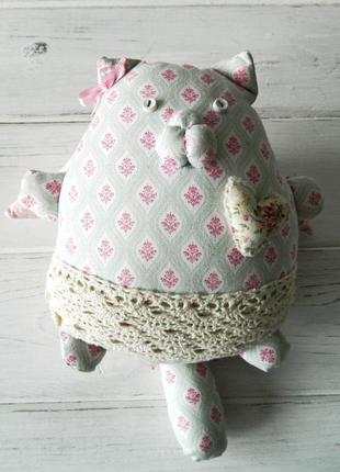 Игрушка кот котик с крыльями хендмейд ручная работа