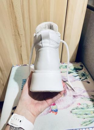 Кожаные ботинки verona brend /37 размер (24 см)7 фото