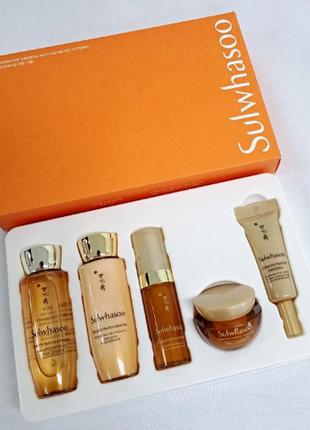 Набор омолаживающих миниатюр sulwhasoo concentrated ginseng anti-aging kit (523s)