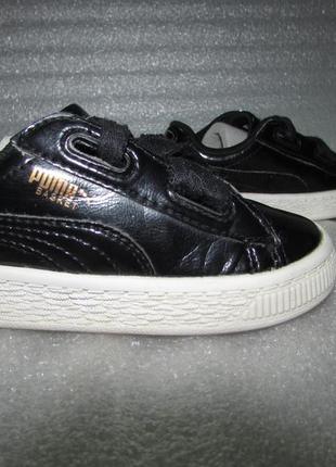 Puma basket~лаковые кроссовки ~ р 23 оригинал1 фото