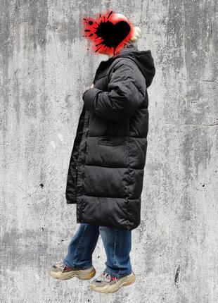 Пуховик, пальто дуте, зимове, довге з капюшоном5 фото