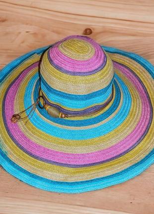 Шляпка шляпа для пляжа1 фото