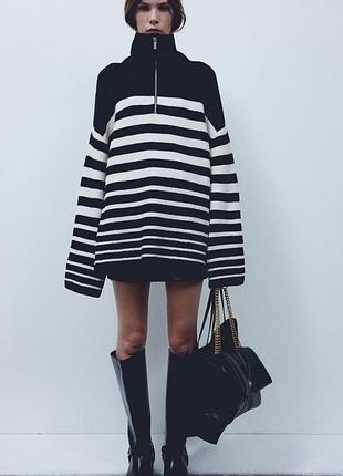 Светр в рубчик h&m