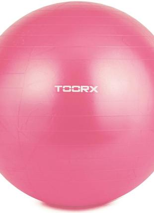 Мяч для фитнеса toorx gym ball 55 cm fuchsia (ahf-069) лучшая цена с быстрой доставкой по украине