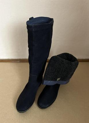 Жіночі  зимові нові чоботи pier-one темно -сині р.42;41;41,5.ціна 1000гр.