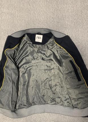 Олимпийка кофта на молнии бомбер куртка мужская zara7 фото