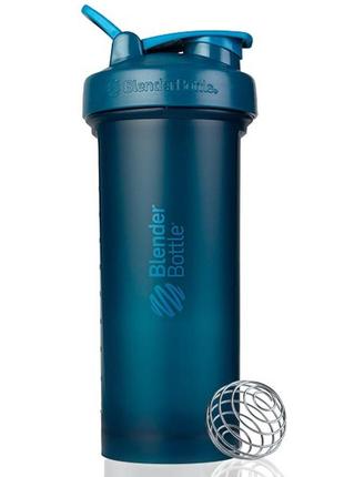 Шейкер спортивный с пружиной для спортивного питания blenderbottle pro45 1270ml ocean blue ku-22