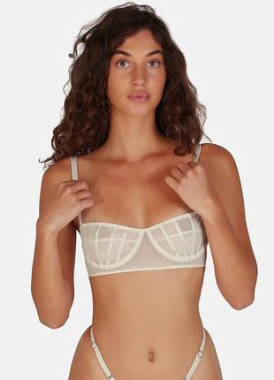 Бра бралет бюстье на косточках сетка в стразах камнях ow intimates