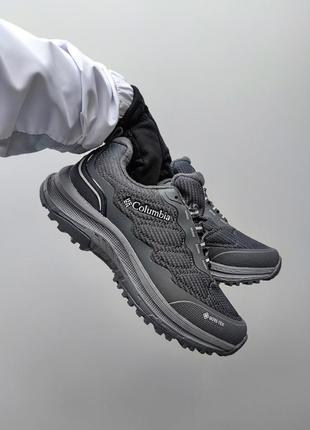 Мужские зимние серые кроссовки columbia waterproof termo grey❄️