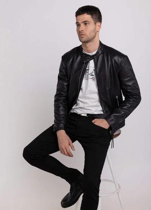 Кожаный пиджак replay