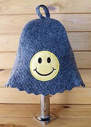 Войлочна банна шапка/капелюх/панама для лазні/сауни/спа геотекстиль богиня