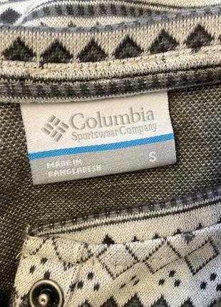 Свитшот в орнамент/s/ brend columbia состояние нового4 фото