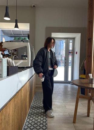 Бомбер оверсайз зима