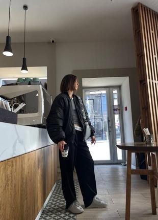 Бомбер оверсайз зима