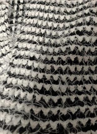 Кардиган кофта травка чорно біла летюча миша6 фото