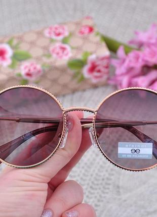 Фирменные солнцезащитные круглые очки eternal polarized окуляри5 фото