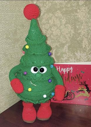 Чудова вʼязана ялинка