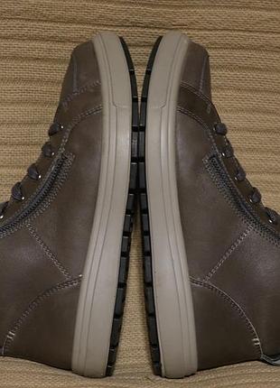 Замечательные утепленные кожаные сникерсы цвета хаки hotter rapid ii womens англия 39...