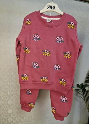 Костюм zara на флісі