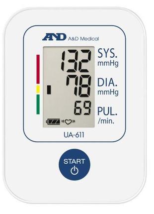 Тонометр and ua-611 автоматический на плечо гарантия 10 лет