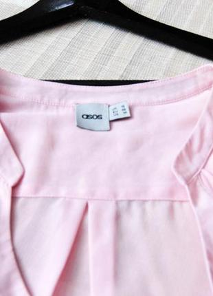 Блуза рубашка asos petite пудрового цвета2 фото