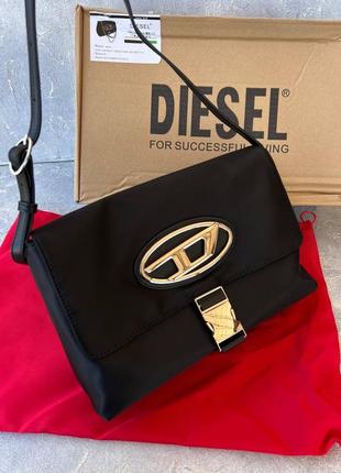 Дуже стильна та молодіжна сумка 😍 в стилі дізель , сумка в стилі diesel трендова чорна