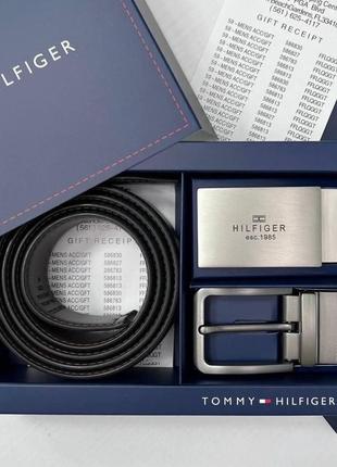Двусторонний ремень с двумя пряжками в стиле tommy Womenr