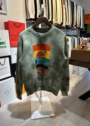 Кофта свитер свитшот мужской бренд на флисе1 фото