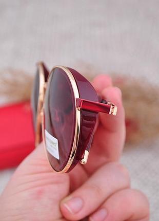 Фірмові круглі окуляри сонцезахисні katrin jones kj0843 polarized з бічної шорой
