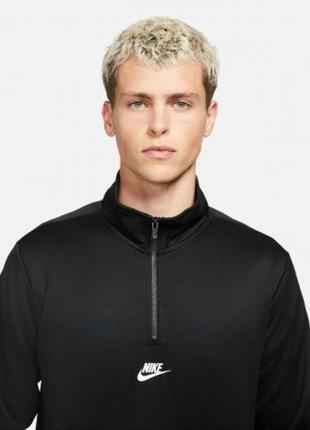 Кофта nike мужская  m nsw repeat pk hz top dm4674-010 классная стильная спортивная оригинал бренд4 фото